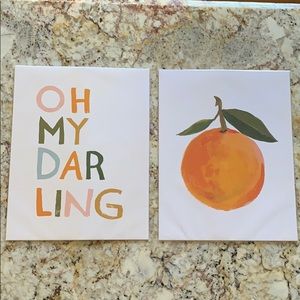 NWT 2 - 11 x 14” Clementine Kids Art Prints